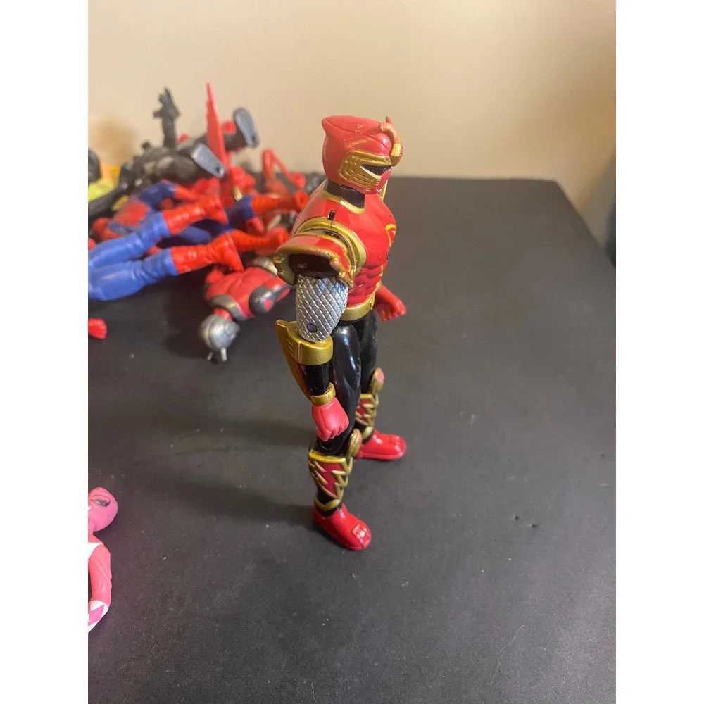 Power Rangers Ninja Storm Crimson Thunder Ranger Action Figure Red Black Gold